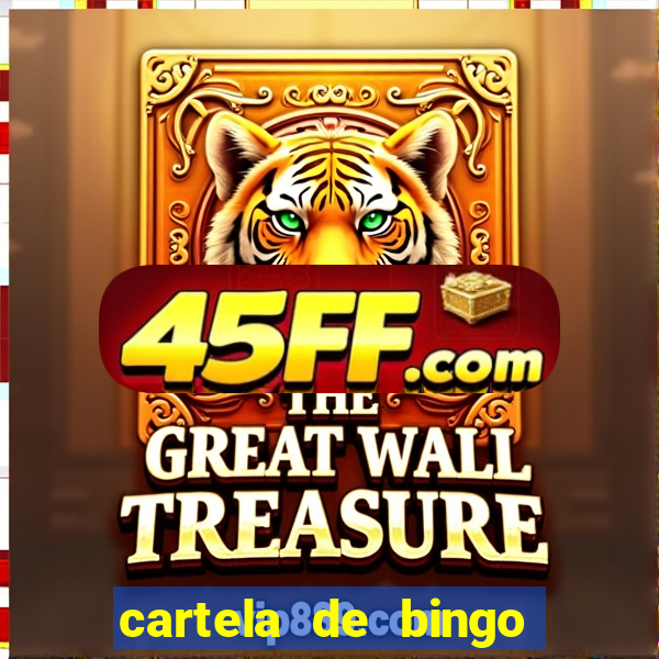 cartela de bingo cha de bebe
